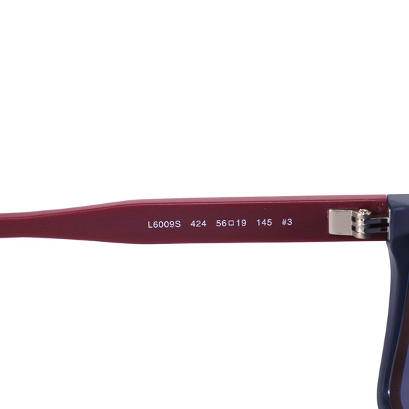 Lacoste Rectangle Mens Sunglasses - Matte Blue / Blue - NWT - Picture 8 of 11